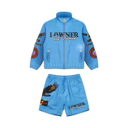 Trophy Windbreaker Short Set