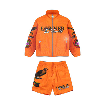Trophy Windbreaker Short Set