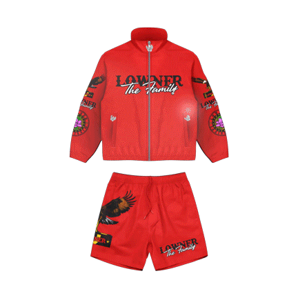 Trophy Windbreaker Short Set