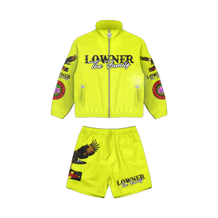 Trophy Windbreaker Short Set