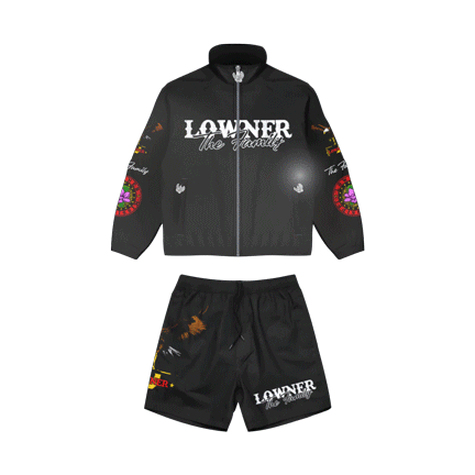 Trophy Windbreaker Short Set