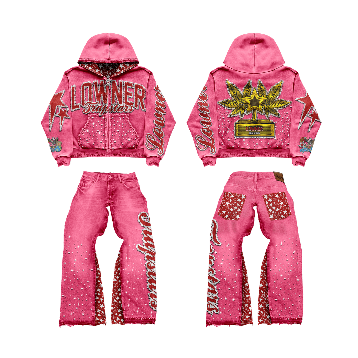 Lowner Trapstars Set (Pink)