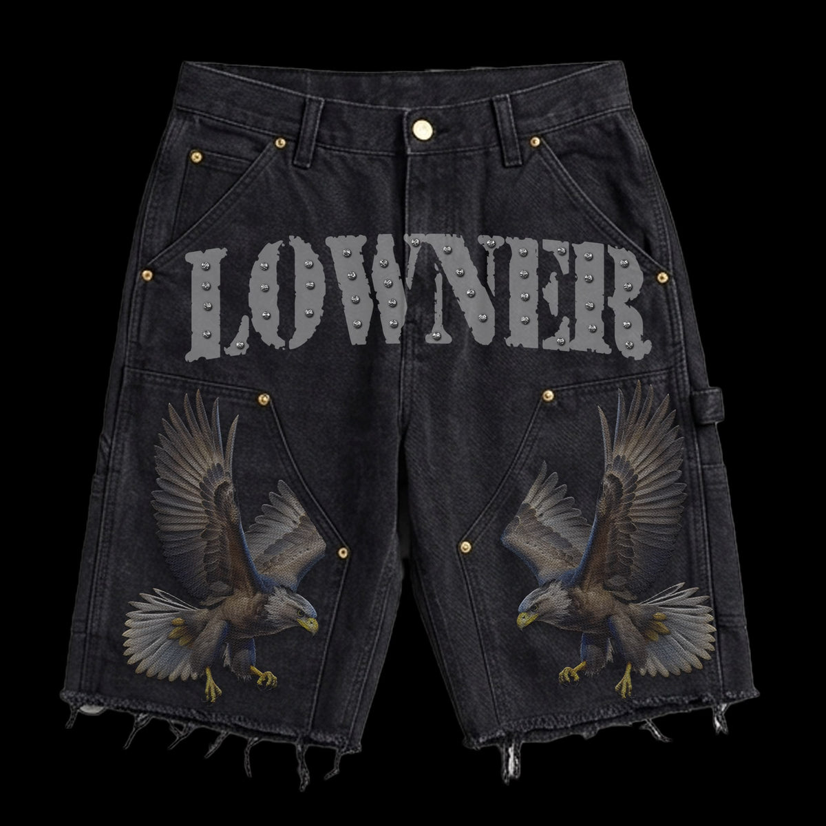 Lowner Eagle Jorts(Black)