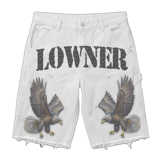 Lowner Eagle Jorts(White)