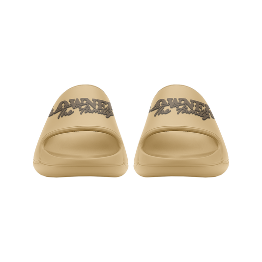 Lowner "The Family" Slides(Khaki)