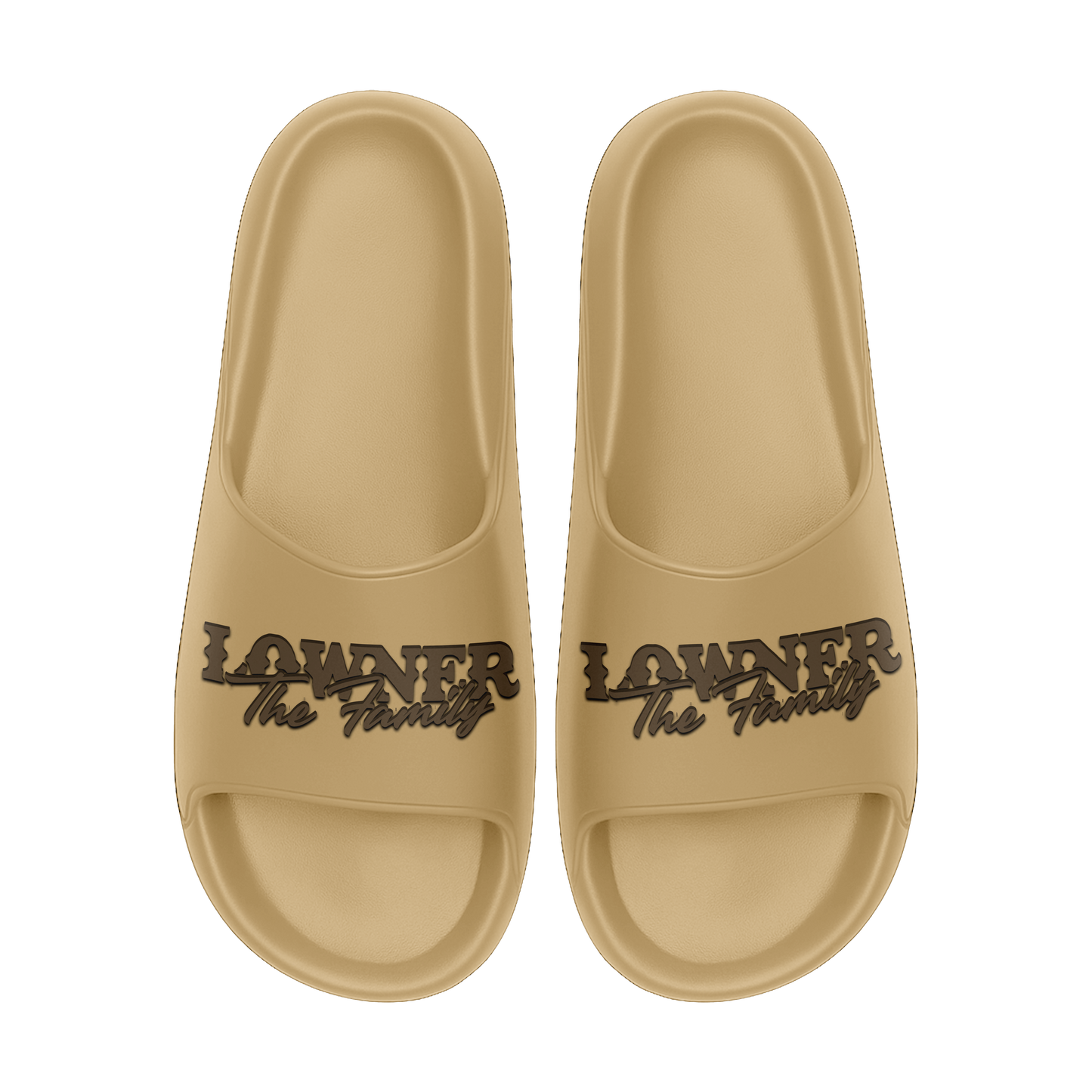 Lowner "The Family" Slides(Khaki)